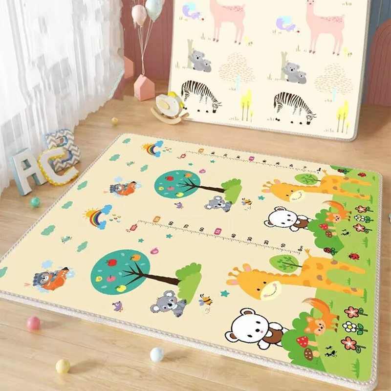 Tapis de développement double face pour enfants, EPE, polymère de jeu pour bébé, jouets pour enfants, Playvirus, nouveau tapis, chambre de bébé, 200cm x 180cm