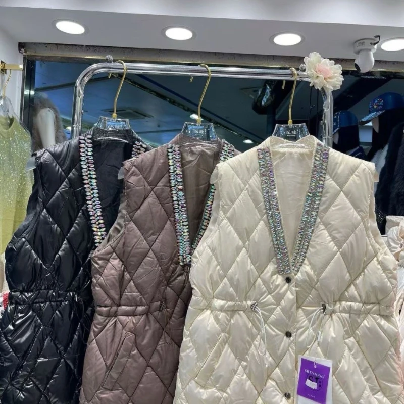 

Осенне-зимний короткий хлопковый жилет для женщин, новинка 2023 года, модная свободная повседневная теплая хлопковая куртка, верхняя одежда на талии, женская