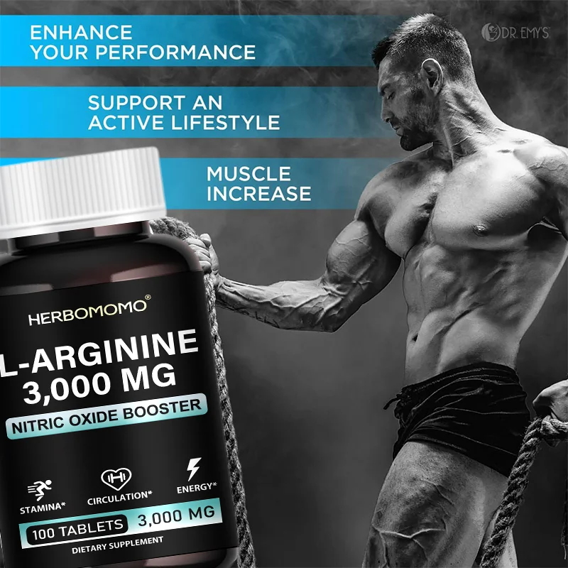 L-Arginine Supplement for Me Nitric Oxide Precursor Improve Endurance , Performance & Energy