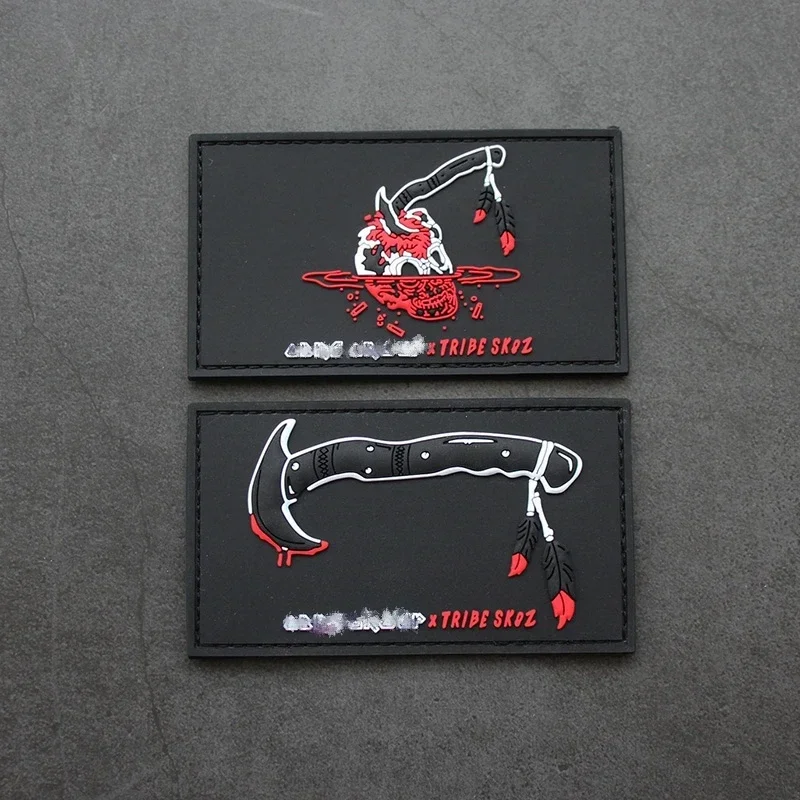 3D PVC FOG Morale Badge GBRS Tribe sk8z Tactical Patches Tribe