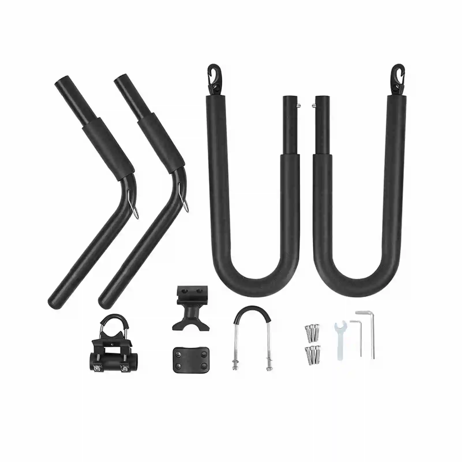 Surfboard Rack Easy to Install Aluminum Alloy Foam Longboard Carrier Holder Surfboard Carrier Rack Seat Post Rack