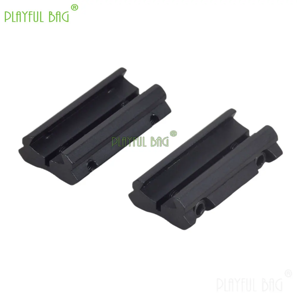 Esportes ao ar livre 11mm a 20mm mini adaptador de trilho liga alumínio picatinny para óptica & mira brinquedo arma acessórios qg872