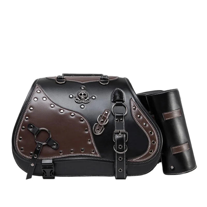 

Retro Harley motorcycle accessories modified side bag, Prince Cruise equipment side bag modified hanging bag
