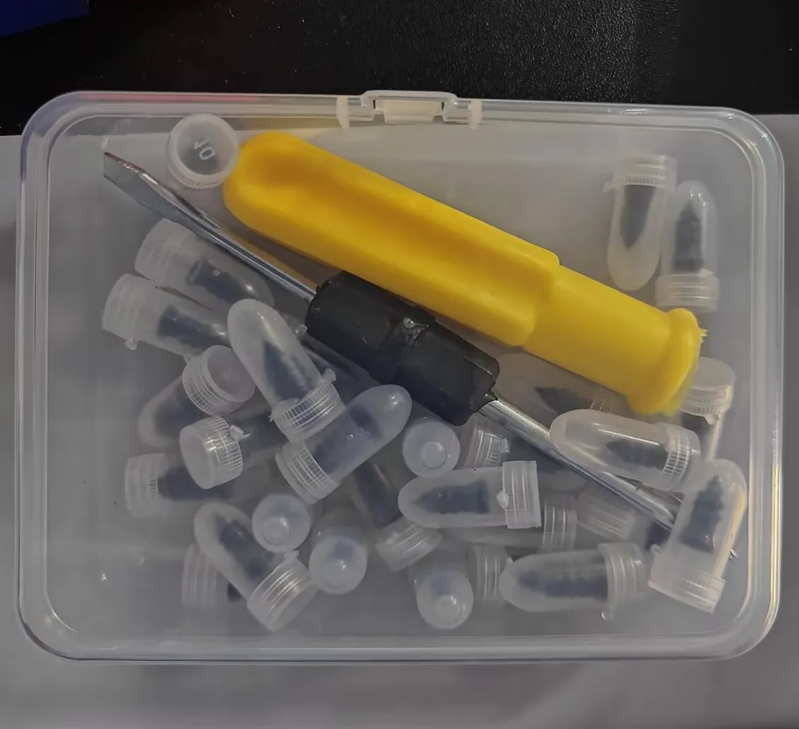 Auto-Motorrad-Reifen-Reparatur-Schrauben-Set, 22-teilig, DIY, flacher LKW, Vakuum-Reifen, Fix, schlauchloser Nagel, Gummi, Nägel, Schrauben, Zubehör – Detail 2