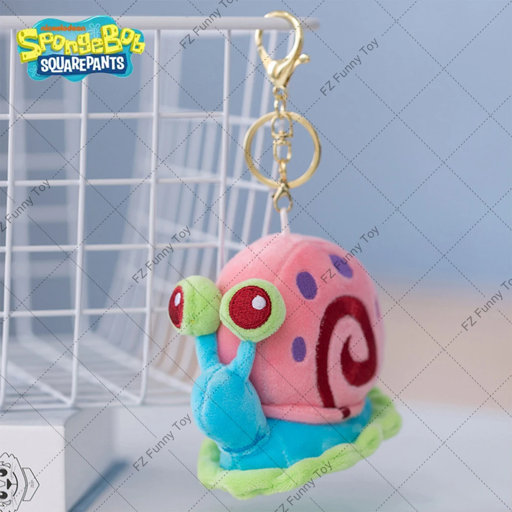 Spongebob Squarepants Original Stuffed Plush Toy Pendant Keychain Patrick Star Squidward Tentacles Gary Birthday Gift for Kids