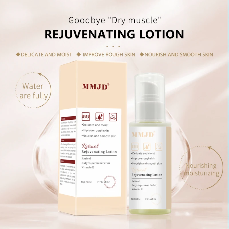 Women Retinol Anti Aging Lotion for Face and Body Remove Wrinkle Firming Skin Care Moisturizing Whitening Beauty Emulsion