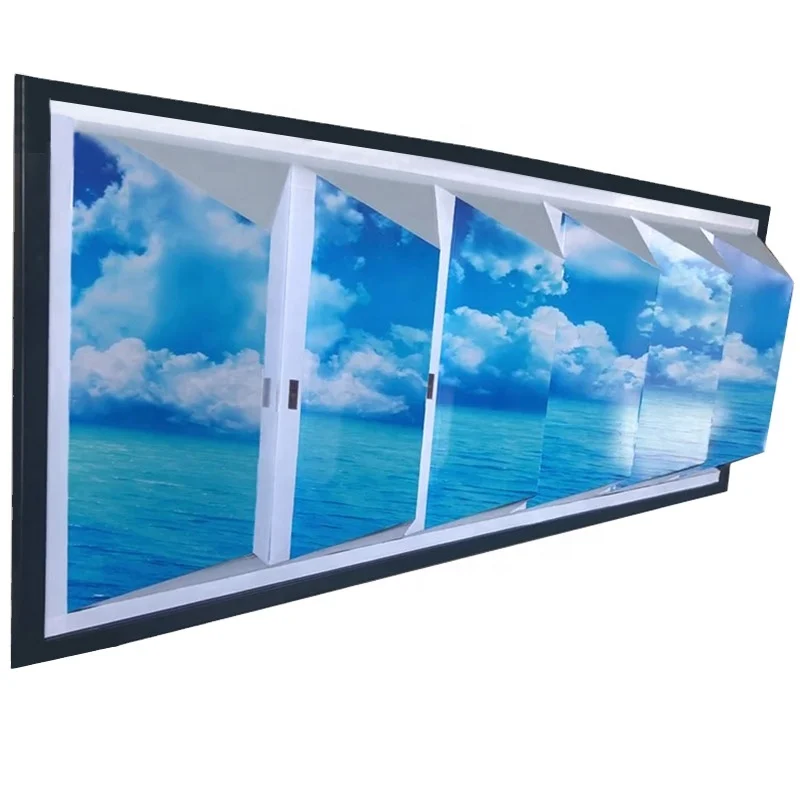 الوهم البصري يفتح الباب إلى البحر، لوحة ثلاثية الأبعاد ثلاثية الأبعاد للجدران، عرض علمي، ألعاب علمية، ألعاب تفاعلية #2