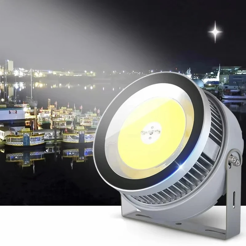 1000 واط/1200 واط مقاوم للماء RGB/الأصفر/الأزرق LED مصباح الصيد الجوي الأخضر البحر الحبار ضوء لصيد الأسماك ليلا جذب الأسماك الألومنيوم