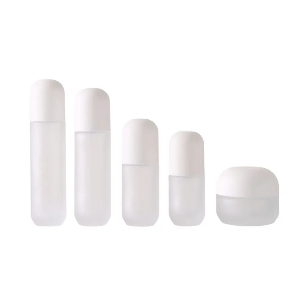 

30-120ml Lotion Pump Bottle Empty Toiletries Press Cream Dispenser Face Cream Pot Liquid Foundation Bottle