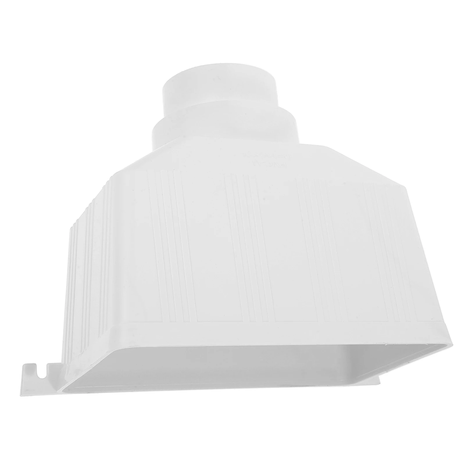 

PVC Drain Pipe Gutter Downspout Conductor Drop Outlet Aluminum Adapter Connector Parts and Accessories Round Hose