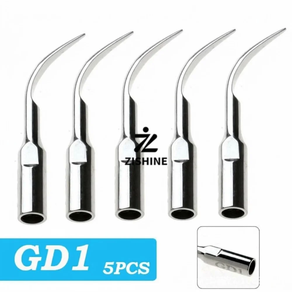 1/5Pcs Dental Ultrasonic Scaler Tips E1 E2 E3 E4 E5 GD1 GD2 GD4 PD1 Scaling Endodontic Tips Fit EMS Woodpecker Dentist Equipment