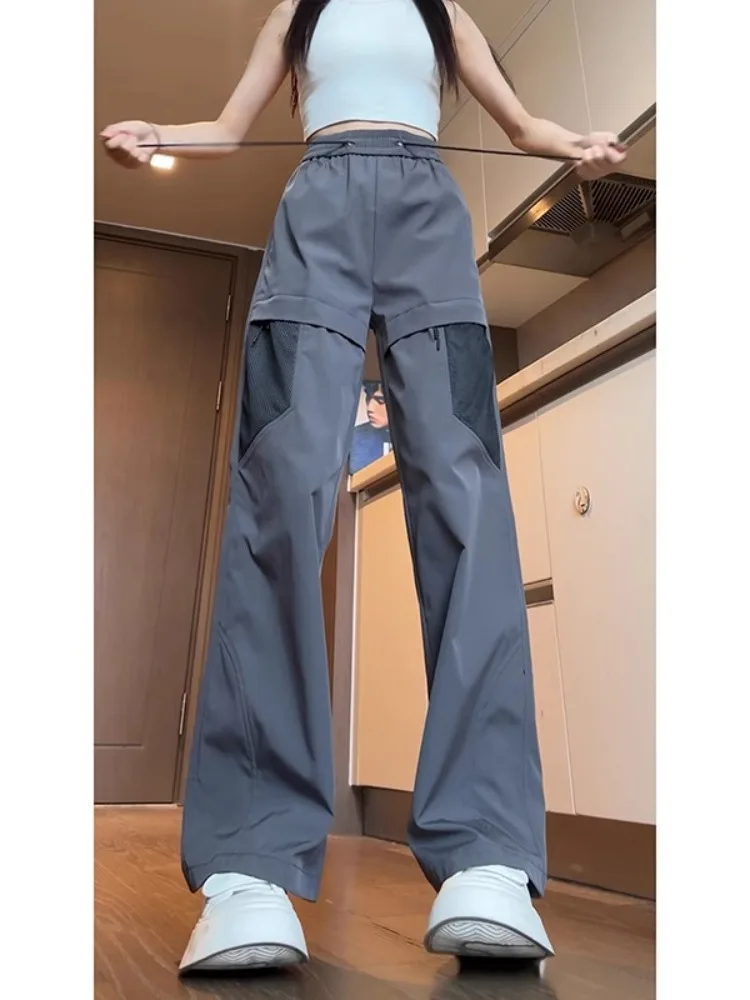 

Men's Outdoor Fce Lined Cargo Pants Deep ey American Sle Workwear Trousers Spring Autumn Casual Pants Youth Faion