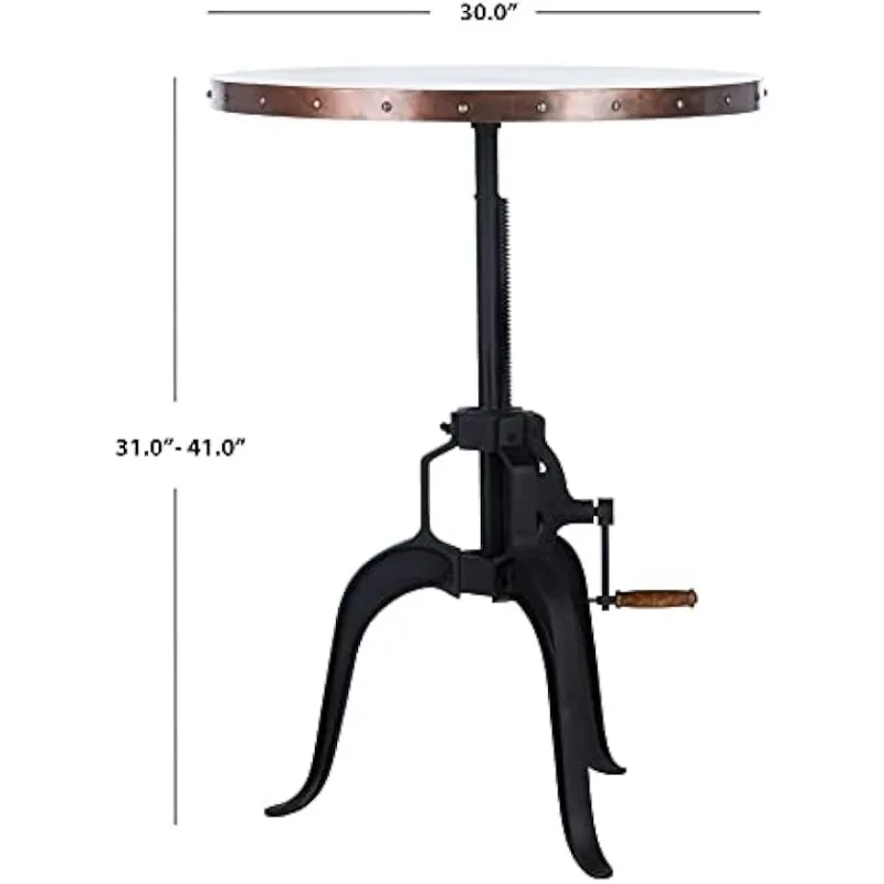 Copper Crank Table，add The Perfect Accent To Your Home，Crafted of Iron