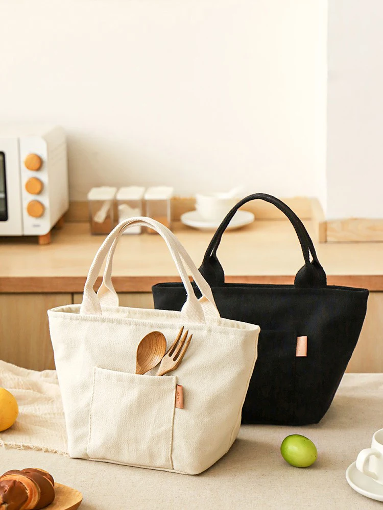 

Тканевая сумка-ланчбокс из утолщенной алюминиевой фольги, портативная сумка для бенто, сумка для хранения для офисных работников, для поездок на работу и прогулок