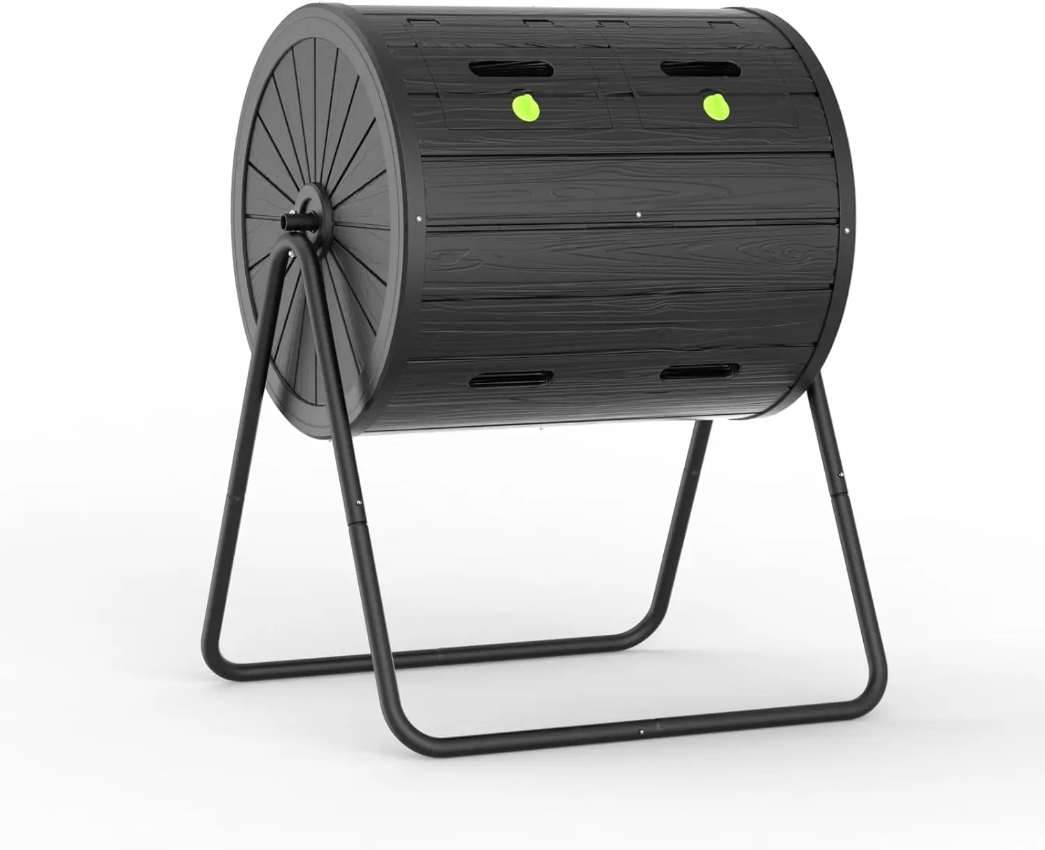 Garden Composting Durable High-Efficiency Black Plastic Compost Bin for Organic Waste Recycling