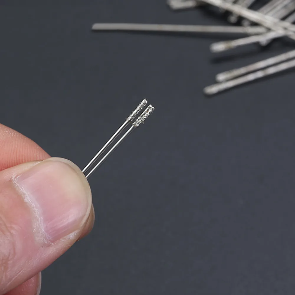 5/10/15 Pcs Twist Drill Bit 1.0mm 1.4mm 1.6mm 1.8mm 2.0mm 2.2mm Jade Agate Hole Punching Needle Diamond Sand
