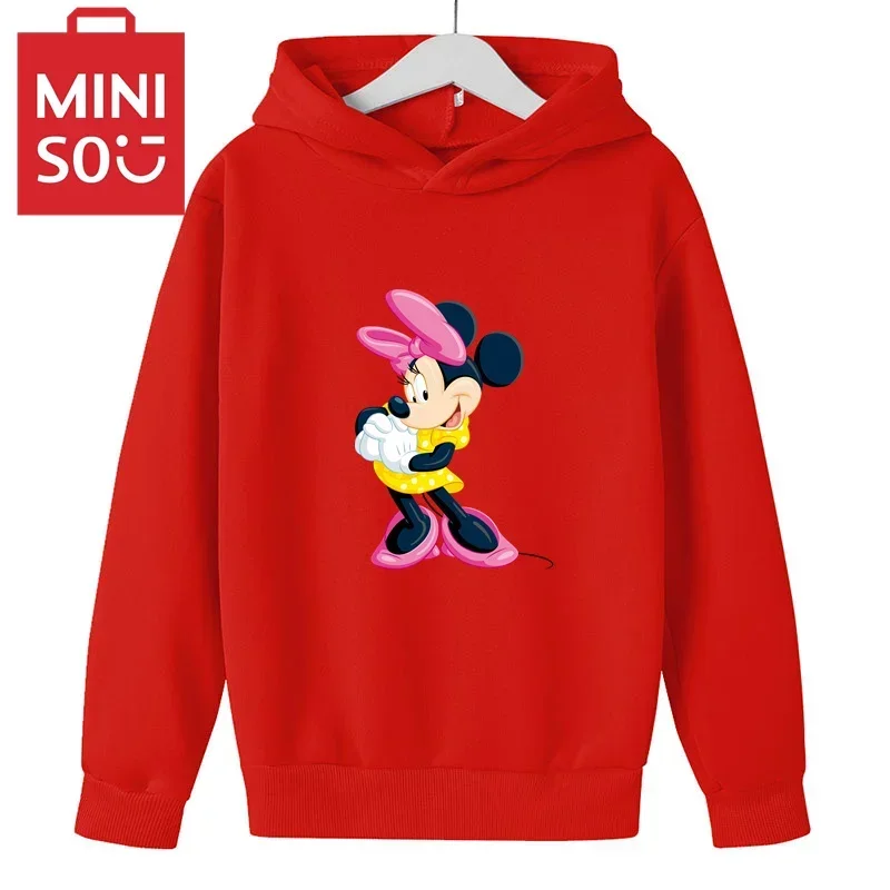 Boys And Girls Casual Spring Long Sleeve New Cartoon Printed Autumn Streetwear Fashion Trend Kids Sweatshirts Hooded Anime Tops