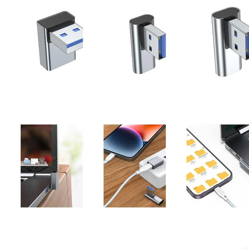 

462E Portable USB to Type C Converter Durable Aluminum Alloy Adapter for USB C Earphones Card Reader Keyboards Data Cable