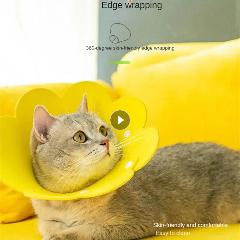 Cat Dog Collars Cute For Kitten Puppy New Pet Supplies Flower Shaped Adjustable Anti-bite Creative Pet Accessories Cat Goods