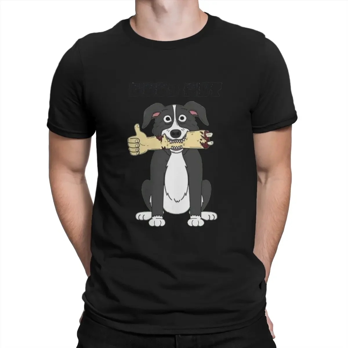 Mr. Pickles Terror Dog T-Shirt Arm Individuality Oversized Graphic T Shirt Harajuku Short Sleeve Tops for Men Women Tee