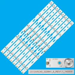 New 8pcs 428MM LED Backlight 5leds For Samsung 40 inch TV 40-LB-M520 40VLE4421BF 2013ARC40 40VLE6520BL 40VLE6520BH 40VLE4520BF