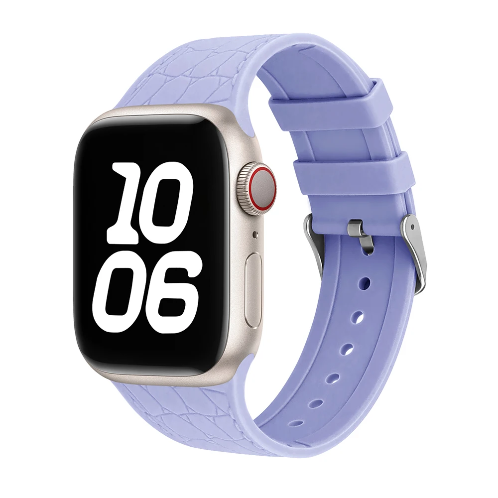 Correa deportiva de silicona para Apple Watch 9, 8, 7, 41-45mm, ultra 2, 49mm, 44-40mm, 38, 42mm, modelo para iwatch Series 6, SE, 5, 4, 3