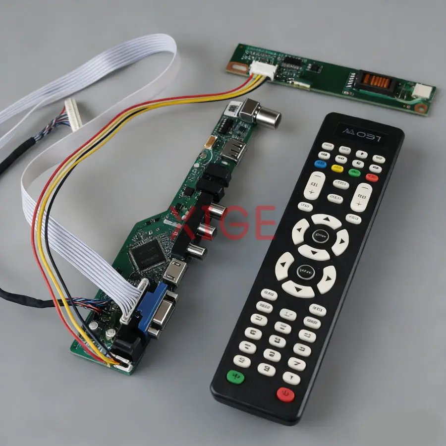 

For HT14X19 TD141TGCD HT14X1B LTD141EA Matrix Controller Drive Board DIY Kit 1024*768 LVDS-30Pin 1024x768 1-CCFL HDMI+VGA+AV+USB