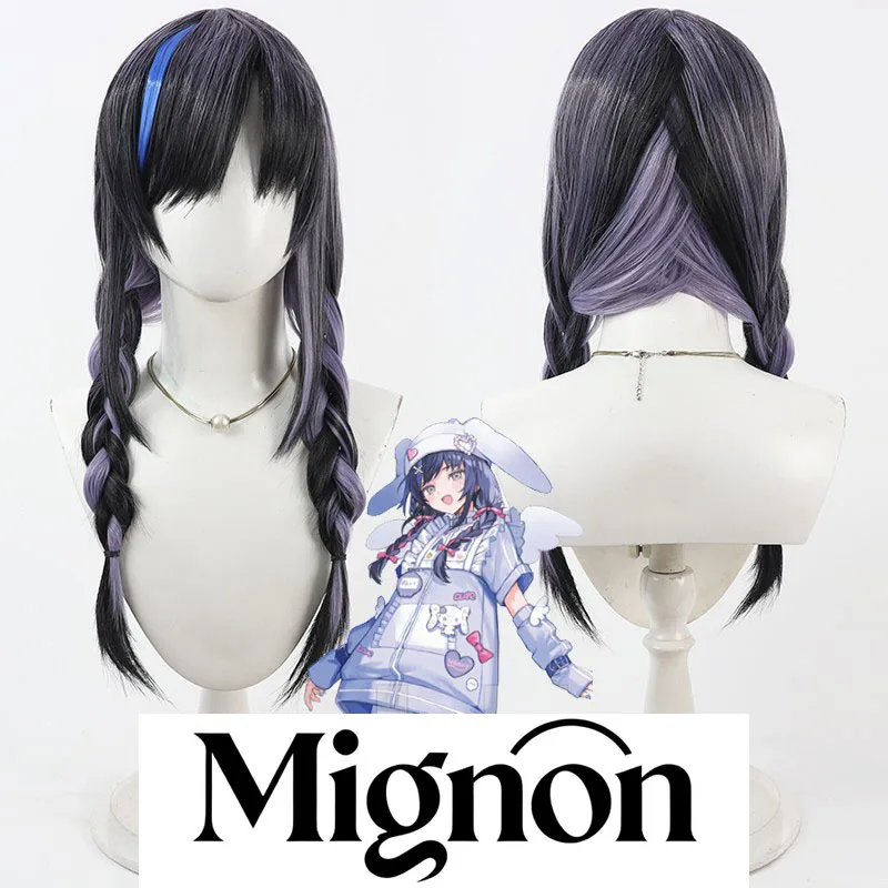 

Mignon YouTube Virtual UP Sento Nei Косплей Парик Имитация кожи головы Многоцветный смешанный шелк