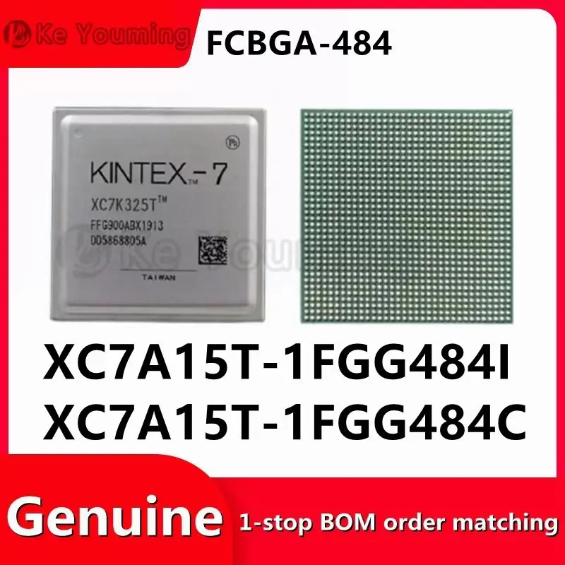 Integrated Circuit IC, FPGA - Field Programmable Gate Array, XC7A15T-1FGG484I, XC7A15T-1FGG484C, FCBGA-484