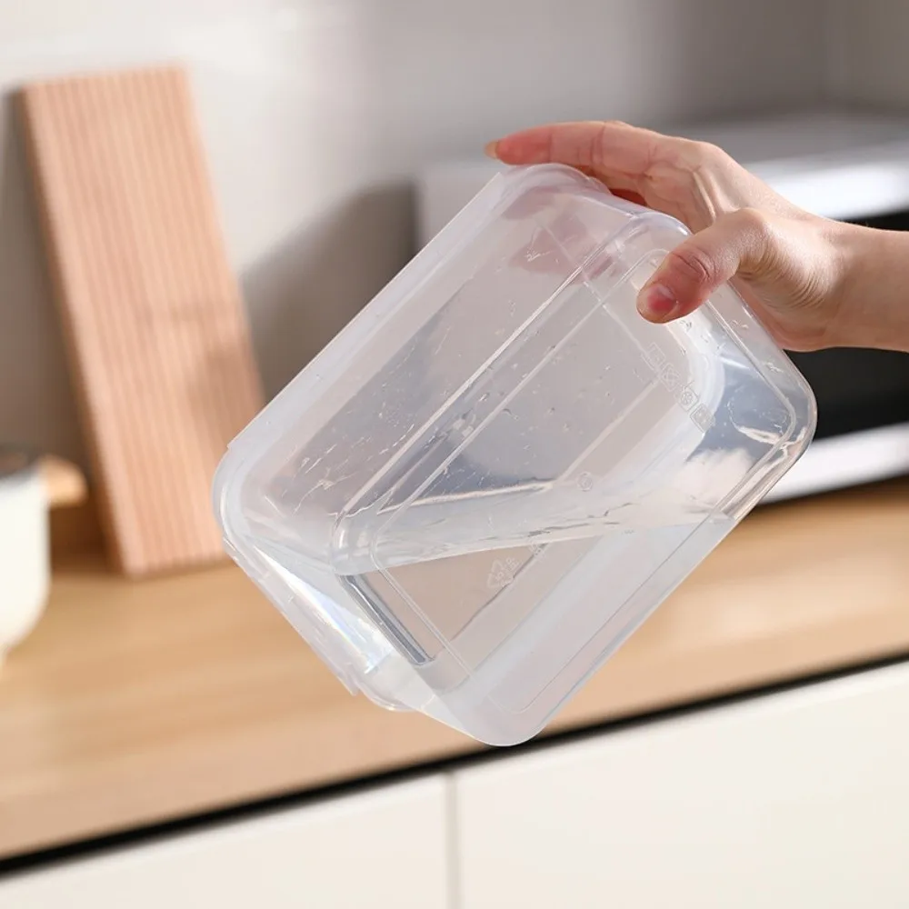 

Airtight Lid Food Storage Container Meat Fruit Veggie Side Dish Meat Fruit Veggie Keeper Transparent Plastic Storage Box Home