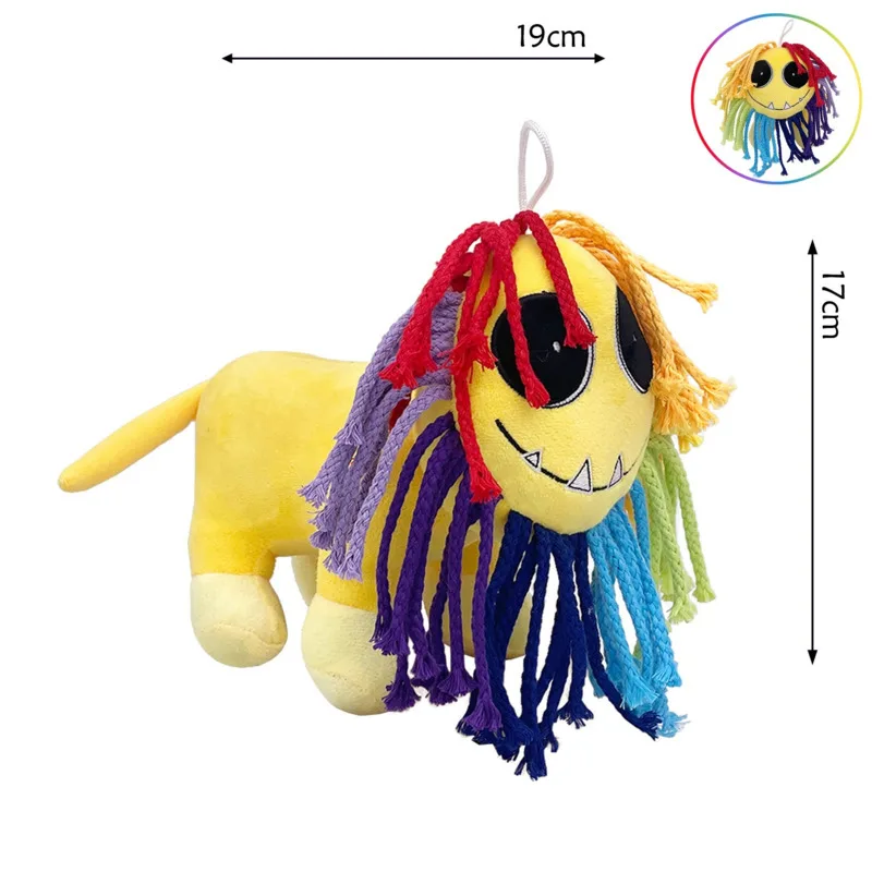 Nieuwe Nightmare Critters Poppy 4 knuffelpop Cartoon zachte schattige groene dinosaurus grote leeuw pluche pop kamerdecoratie pluche pop