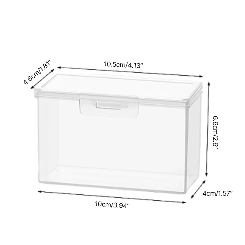 Playing Card Storage Box Clear Card Deck Case Organizers Trading Card Collection Card Box Holder for Game Card Storage R66E