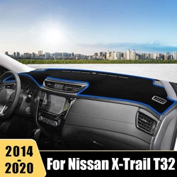 For Nissan X-Trail X Trail XTrail T32 2014 2015 2016 2017 2018 2019 2020 Car Dashboard Cover Anti-UV Non-Slip Mats Accessories