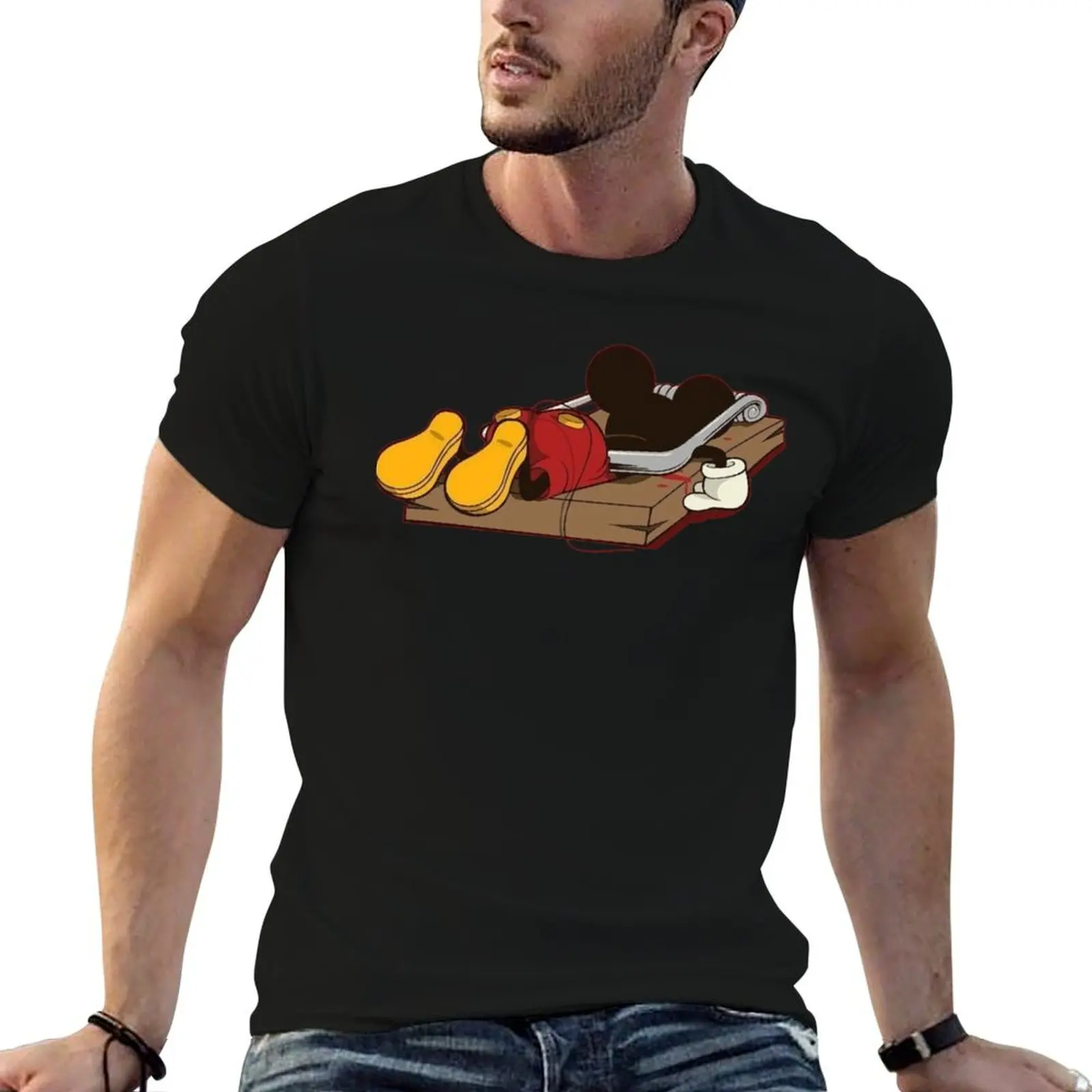Mouse Trap T-Shirt Breathable Basic Cotton T-Shirt