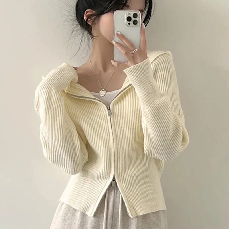 Thumbnail 2 - #34 Trending Womens Cropped Knit Sweaters Right Now