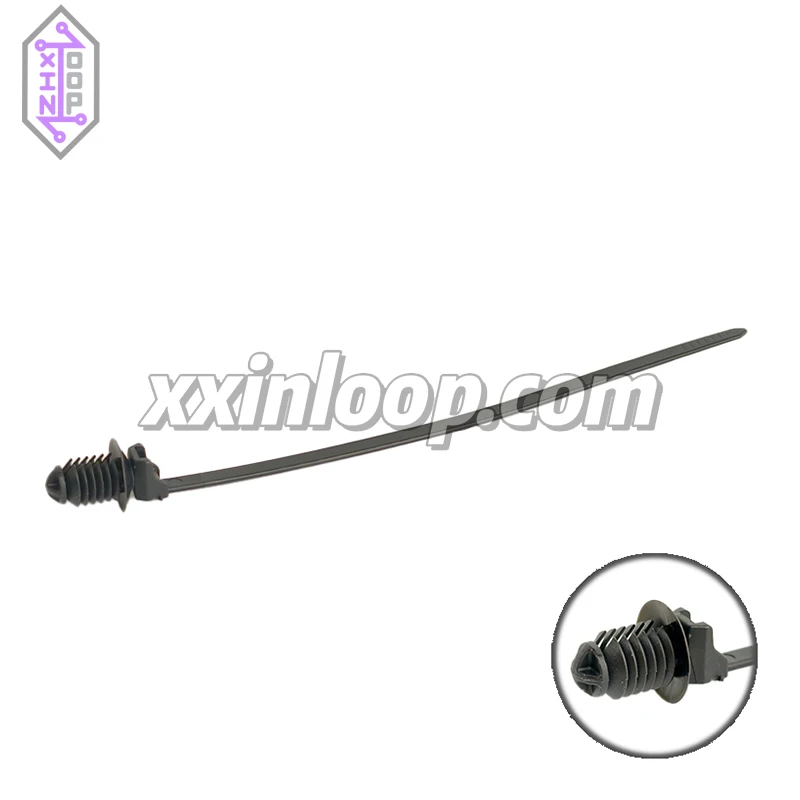 157‐00280 Кабельная стяжка с круглым отверстием Fir Tree, 170 мм, 4,7 мм, с диском, отверстие до 45 мм, панель 8,8-9,2 мм