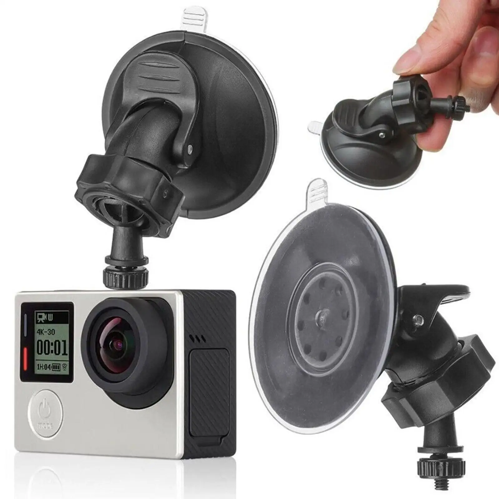 Immagine 6: Supporto per supporto DVR per auto Testa a vite da 4 mm Registratore per veicoli Supporto a ventosa Ventosa DV DVR Staffa GPS Staffa per telecamera F0M5