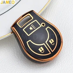 For Nissan March Tiida Altima Armada Cube Juke Maxima Pathfinder Rogue Sentra Versa TPU 2 3 4 Buttons Remote  Key Case Cover