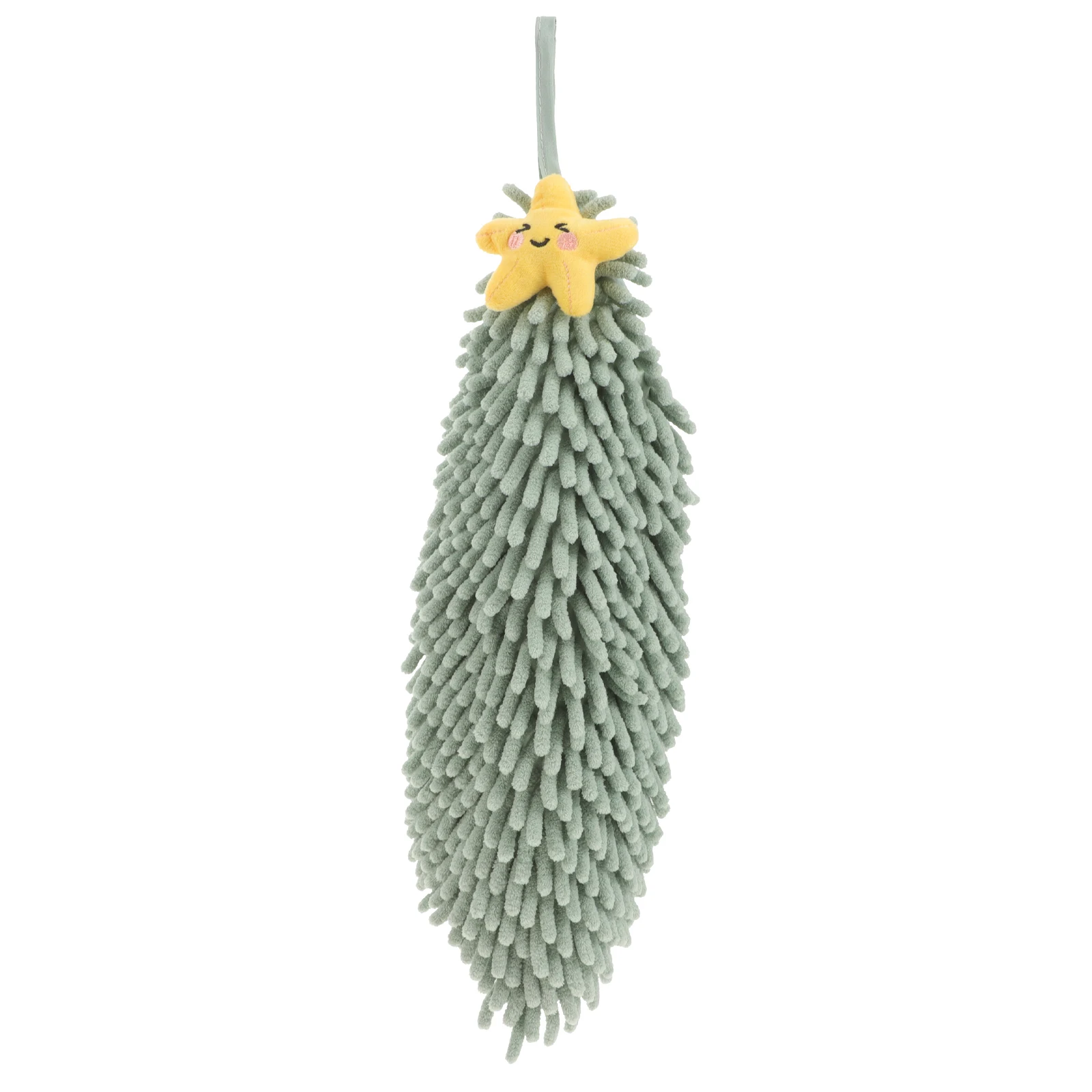 

Water-absorbing Quick-drying Towel Towels Cartoon Hanging Hand Restroom Chenille Bathroom Travel Small
