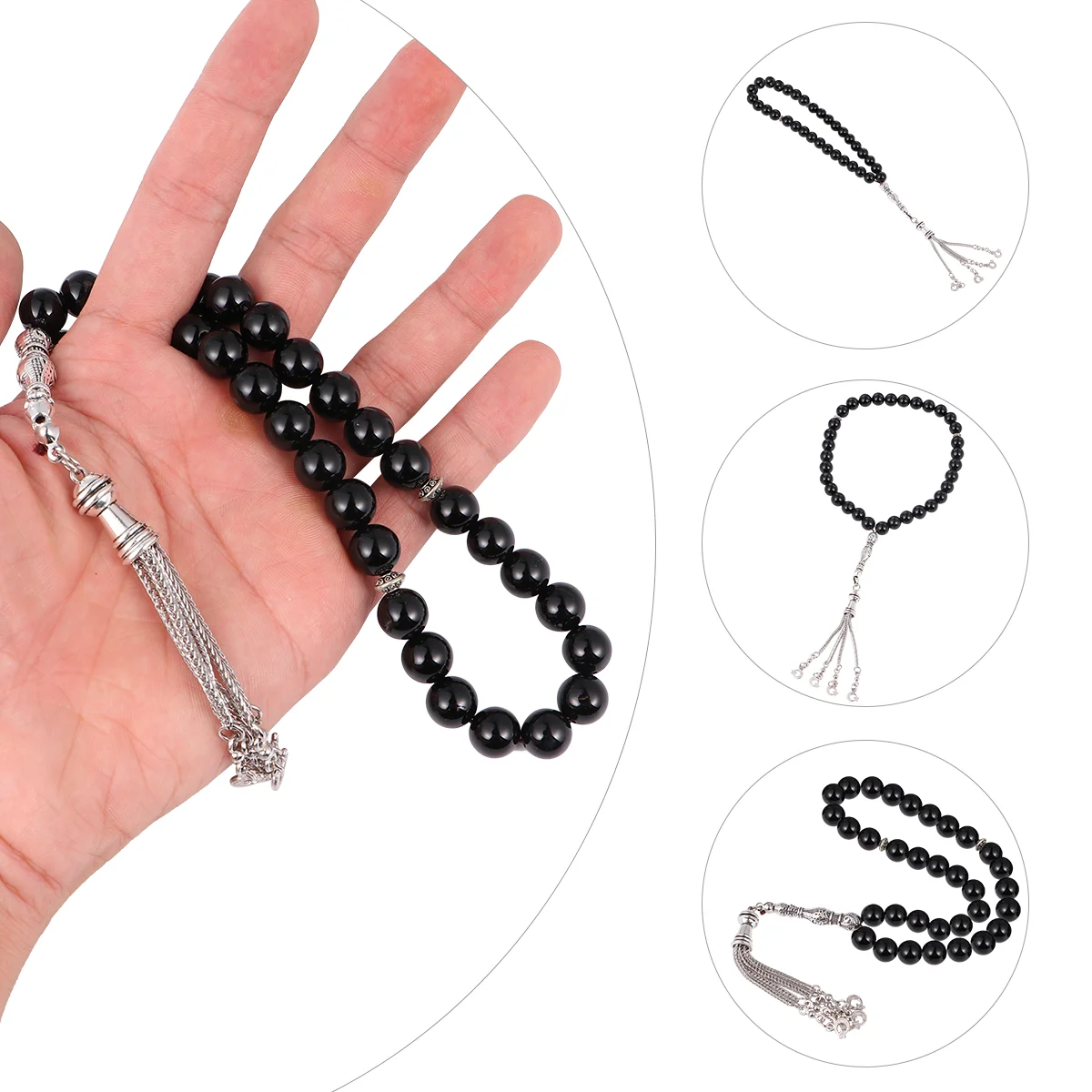 Agate Rosary Muslim Supplies Prayer Accessories Ornament Men's Bead Bracelet Beads Chain