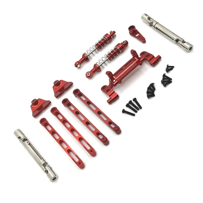 Kit de piezas de Metal mejorado, Kit de piezas de Metal de actualización Rc duradero para 1/12 MN MN82 LC79 MN78 Crawler