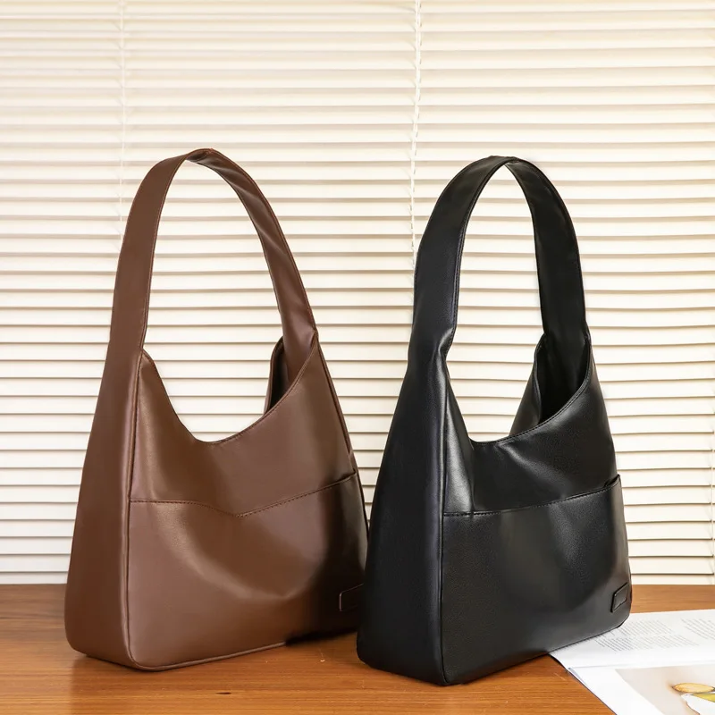 

Stylish Minimalist Vintage Shoulder Bag for Women Large Capacity Tote Handbag Casual Commuting Trendy Fashion Accessory