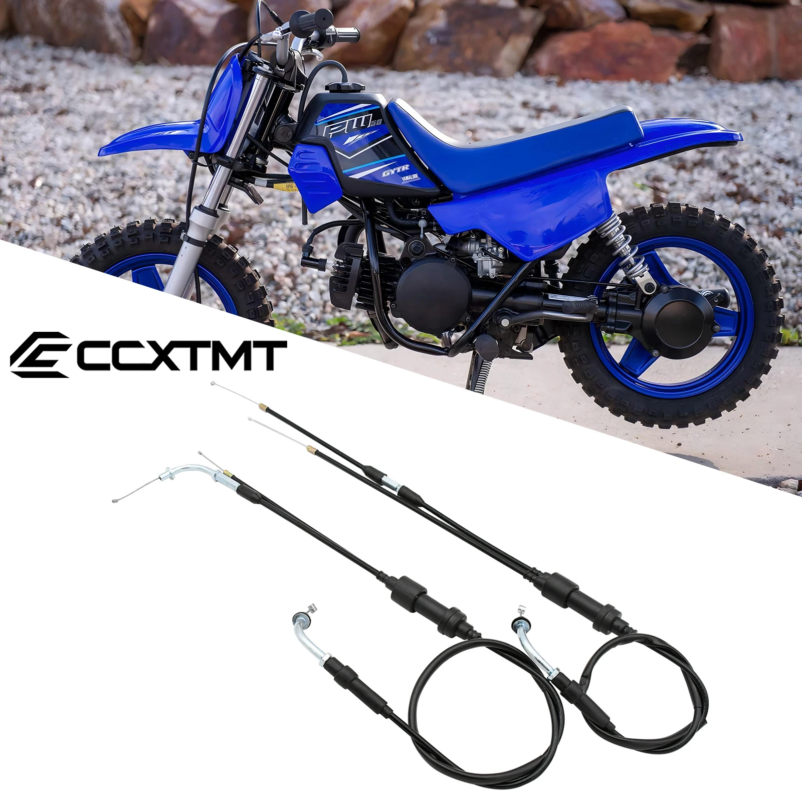 Motorcycle Throttle Cable For Yamaha PY PW BW PY50 Peewee 50 PW50 Y-Zinger BW80 PW80 1981-2015 Motocross Accessories Universal
