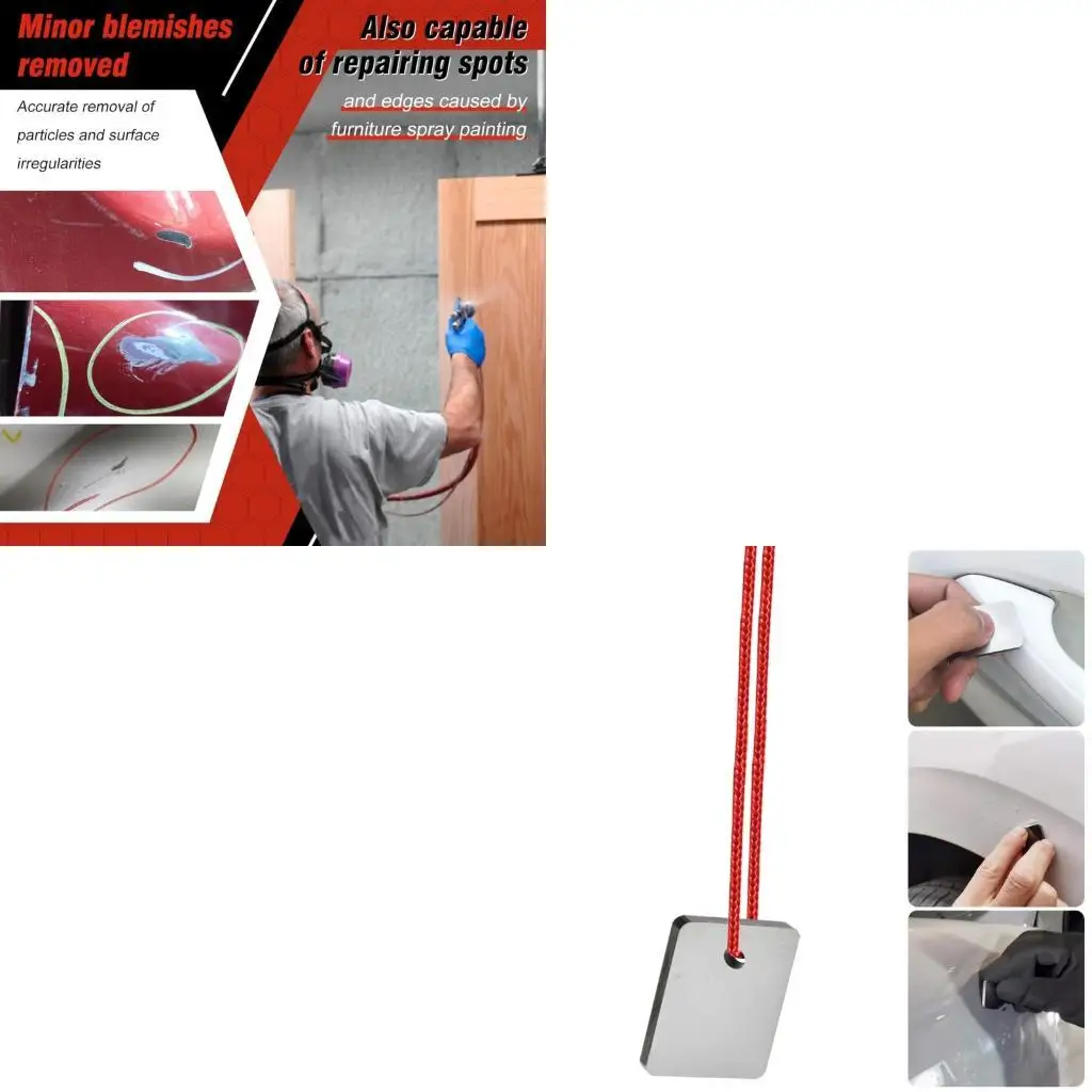 

652F Car Paint Scrapers Paint Surfaces Smoother Polishing Point Scrapers for Removing Automotive Spots Stain