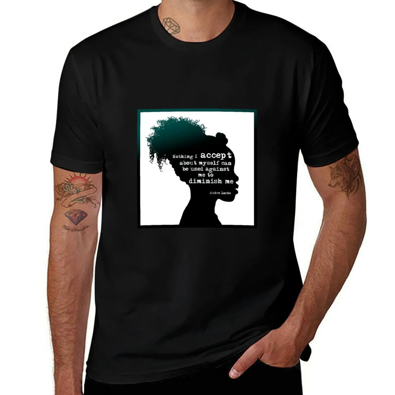 Audre Lorde Acceptance T-Shirt man t shirts cotton T-Shirt
