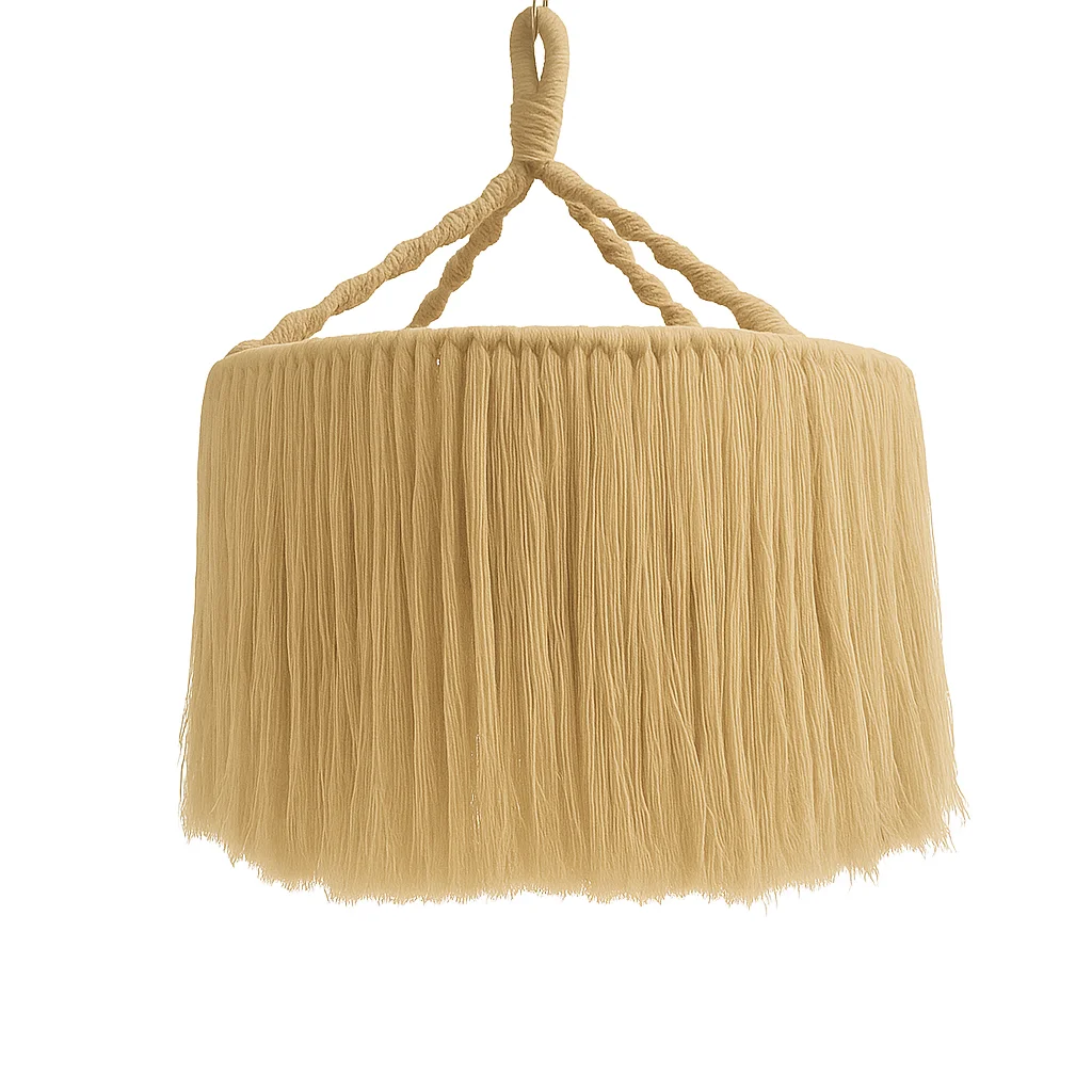 #￥Direct Sales Custom-Designed Modern Graduation Lampshade Hand-Made Polyester Silk Thread with Size & Color Personalization