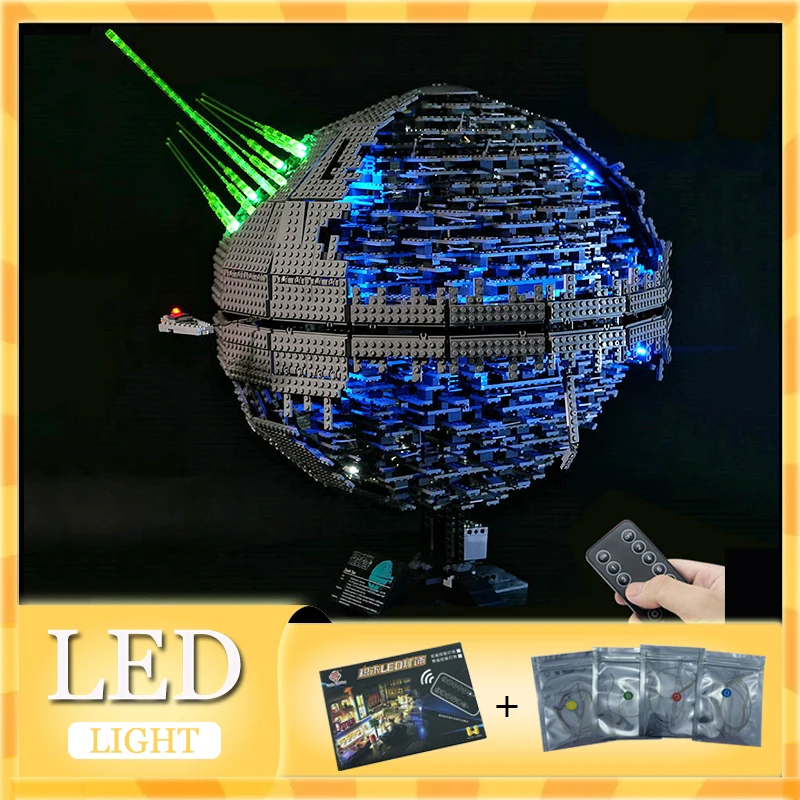 

RC DIY LED Light Kit For LEGO 10143 Death Star II Building Block Set（Only LED Light,Without Blocks Model）