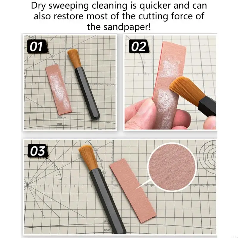 Smooth Polishing Sponge Sanding Sticks Featuring Ergonomic for Model Enthusiasts with Durability Plastic Build