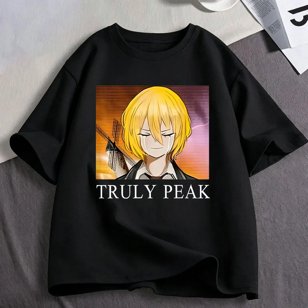 Game Limbus Company Don Quixote Meme T Shirt Men's Women Clothing Fashion Cotton Oversized Short Sleeve T-shirts Tops Streetwear