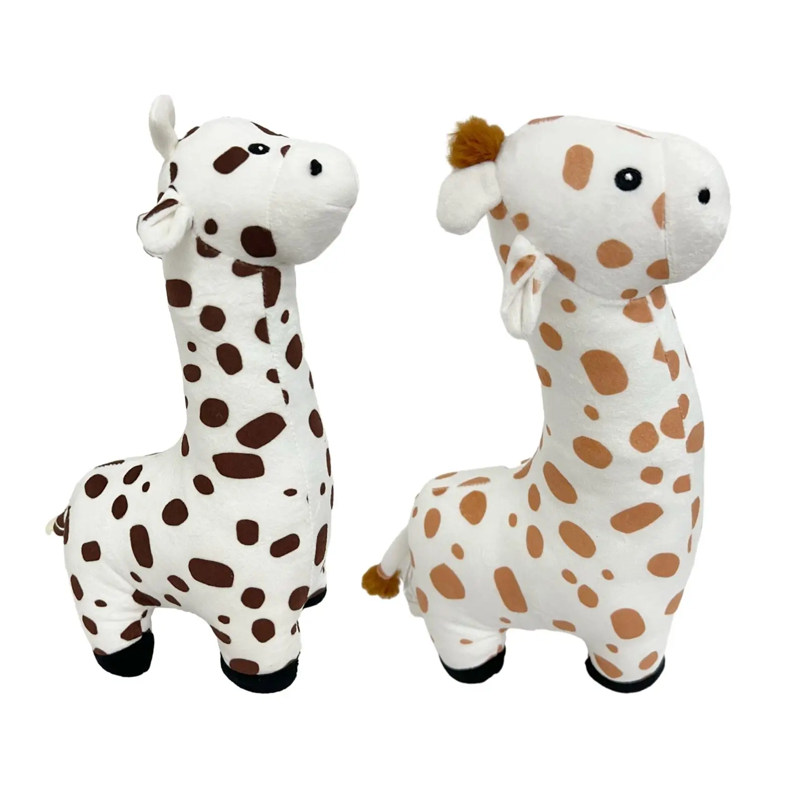 Jouet girafe en peluche, jouet coule, décoration de fête simulée, peluche debout